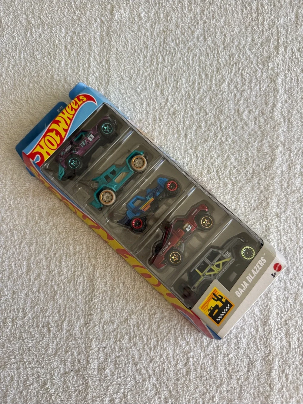 Hot Wheels Baja Blazers 5 Pack Assorted Kids Toy Cars - Multi-Color